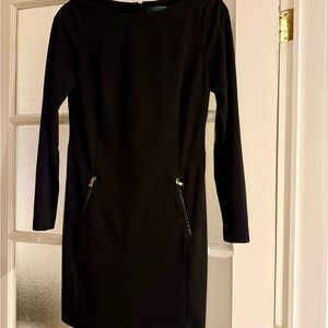 Ralph Lauren Classic Black Long Sleeve Dress